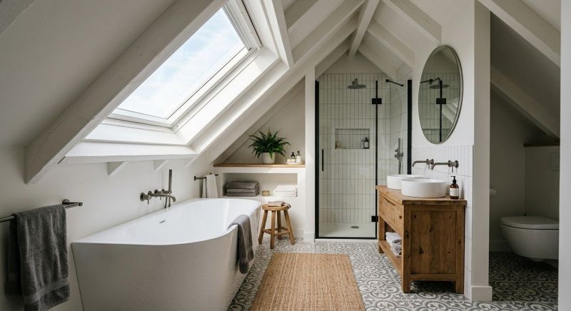 Attic Bathroom Remodeling in La Vernia, TX