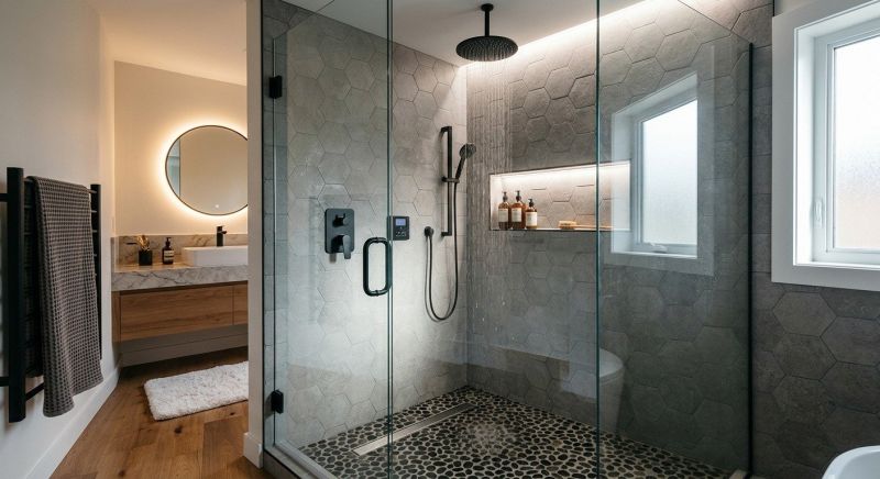 Granite Shower Installation in La Vernia, TX